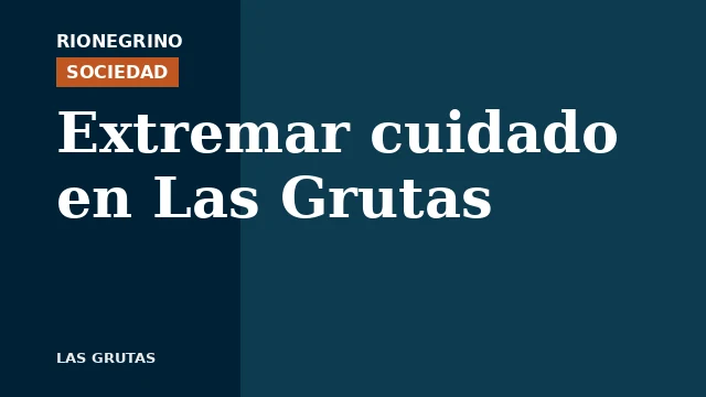 Placa de Rionegrino: Extremar cuidado en Las Grutas