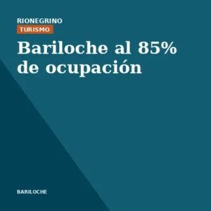 Placa de Rionegrino: Bariloche al 85% de ocupación