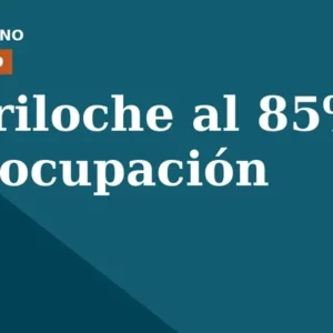 Placa de Rionegrino: Bariloche al 85% de ocupación