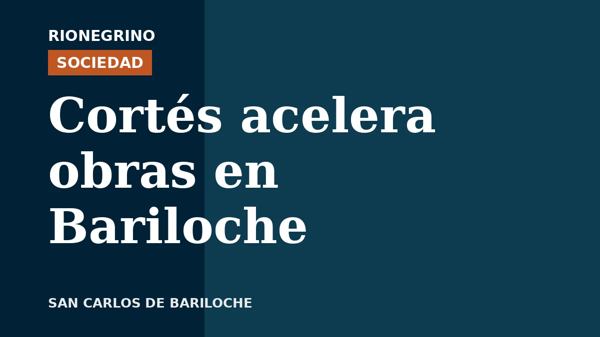 Cortés intensifica gestión en Bariloche con juntas vecinales y obras