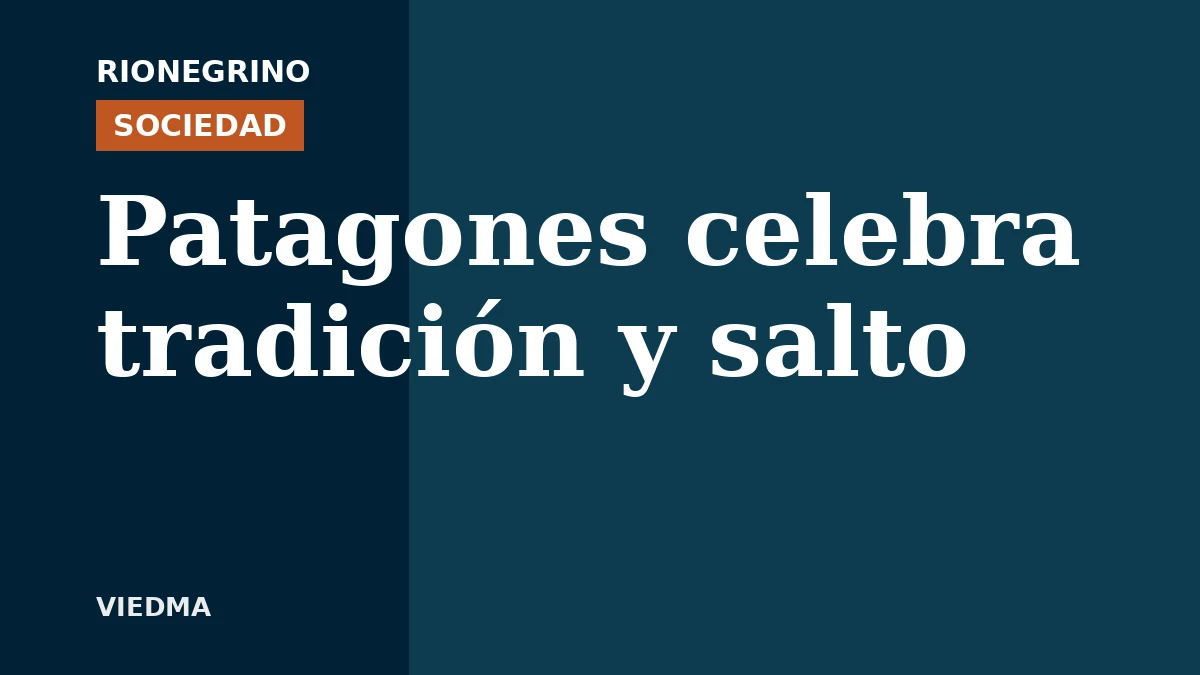 Placa de Rionegrino: Patagones celebra tradición y salto