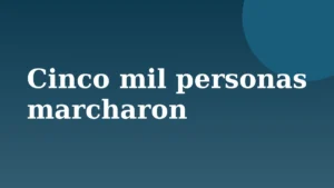 Placa de Rionegrino: Cinco mil personas marcharon en Bariloche