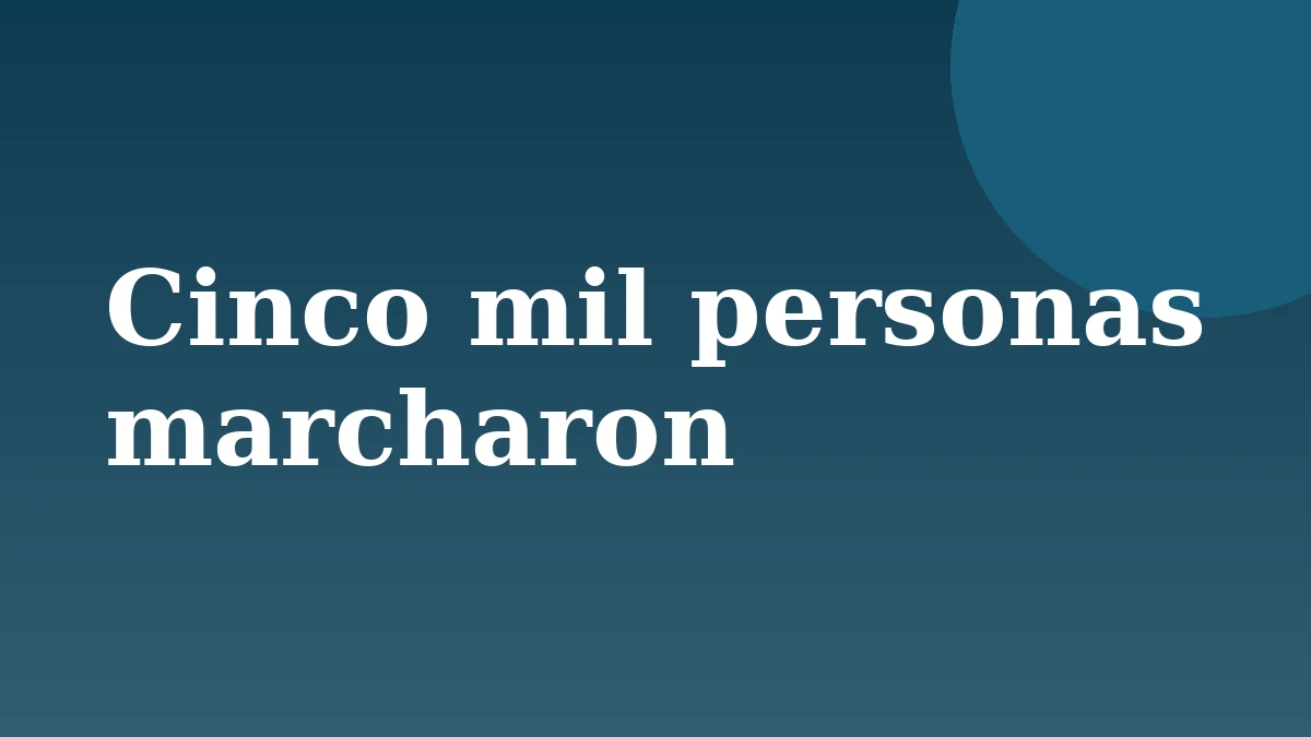 Cinco mil personas marcharon en Bariloche contra la ley de propiedad privada