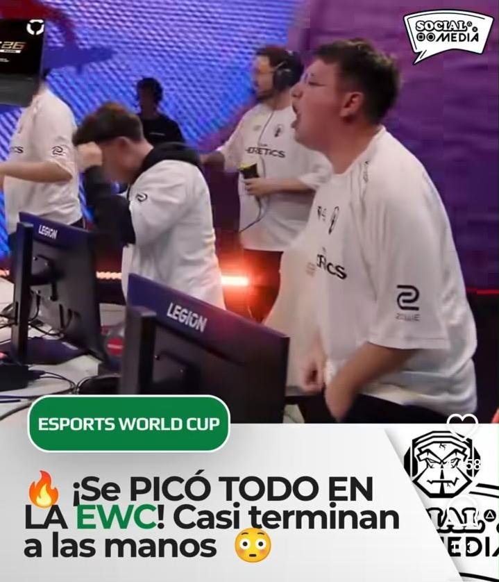 Jugadores de Team Heretics durante la Esports World Cup 2026