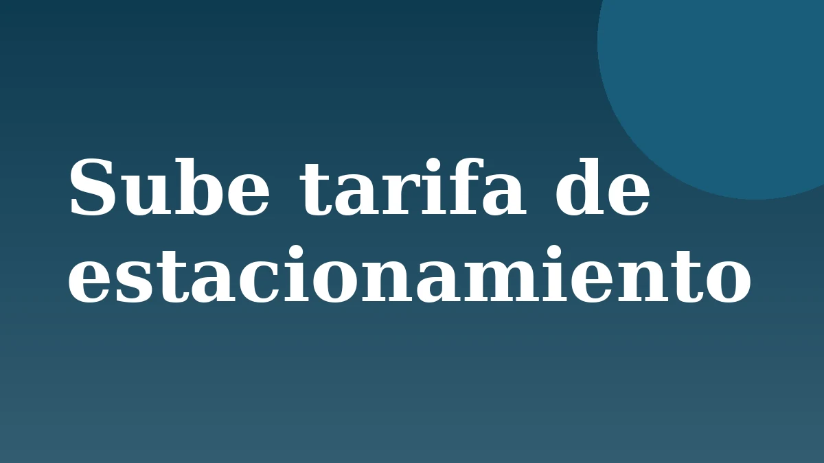 Bariloche aumentó el estacionamiento medido con actualización trimestral por IPC