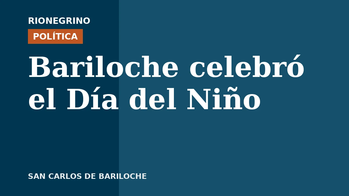 Bariloche reunió a miles de familias en la jornada del Día del Niño