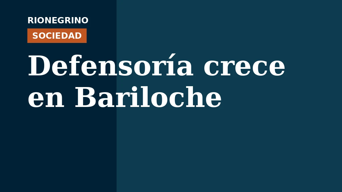 Minuth presentó el balance de su primer año como Defensora del Pueblo de Bariloche