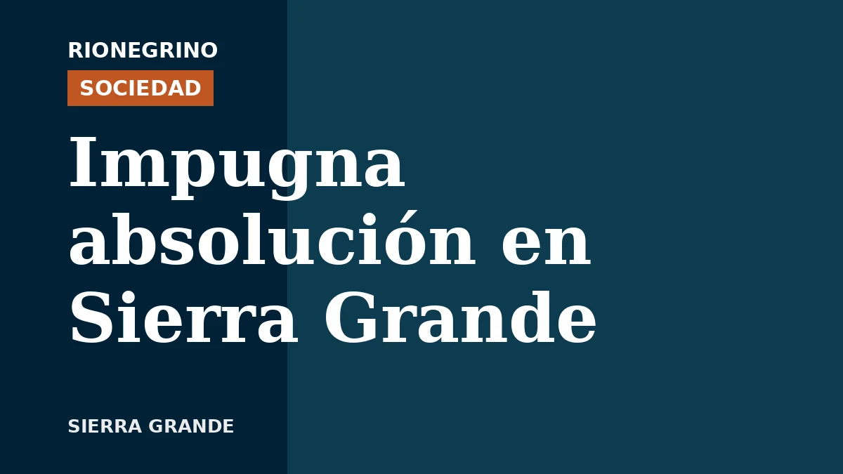 La Fiscalía impugnó la absolución en el caso de viviendas de Sierra Grande