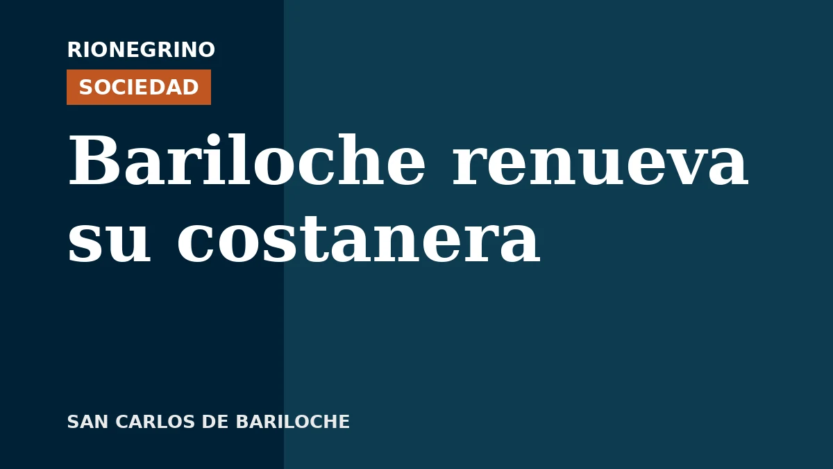 El Municipio de Bariloche reforestará la costanera tras talar 60 pinos
