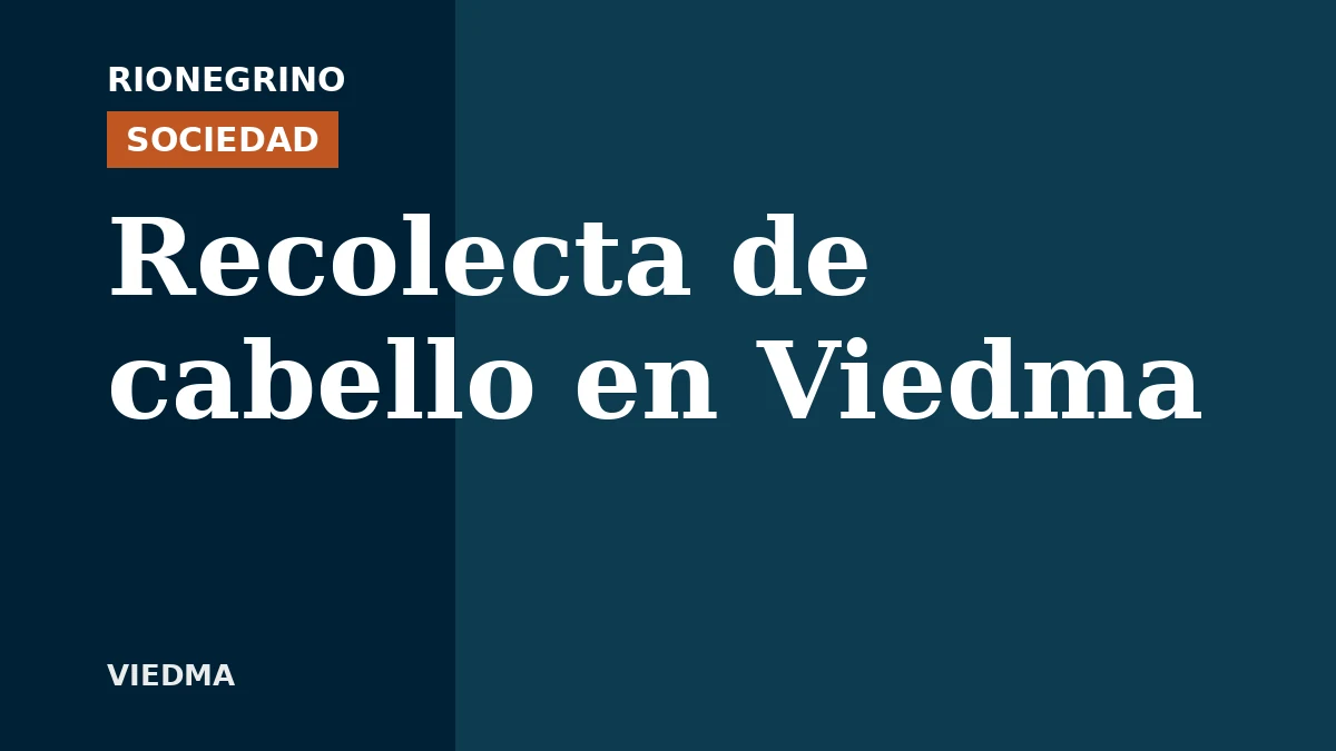 Placa de Rionegrino: Recolecta de cabello en Viedma