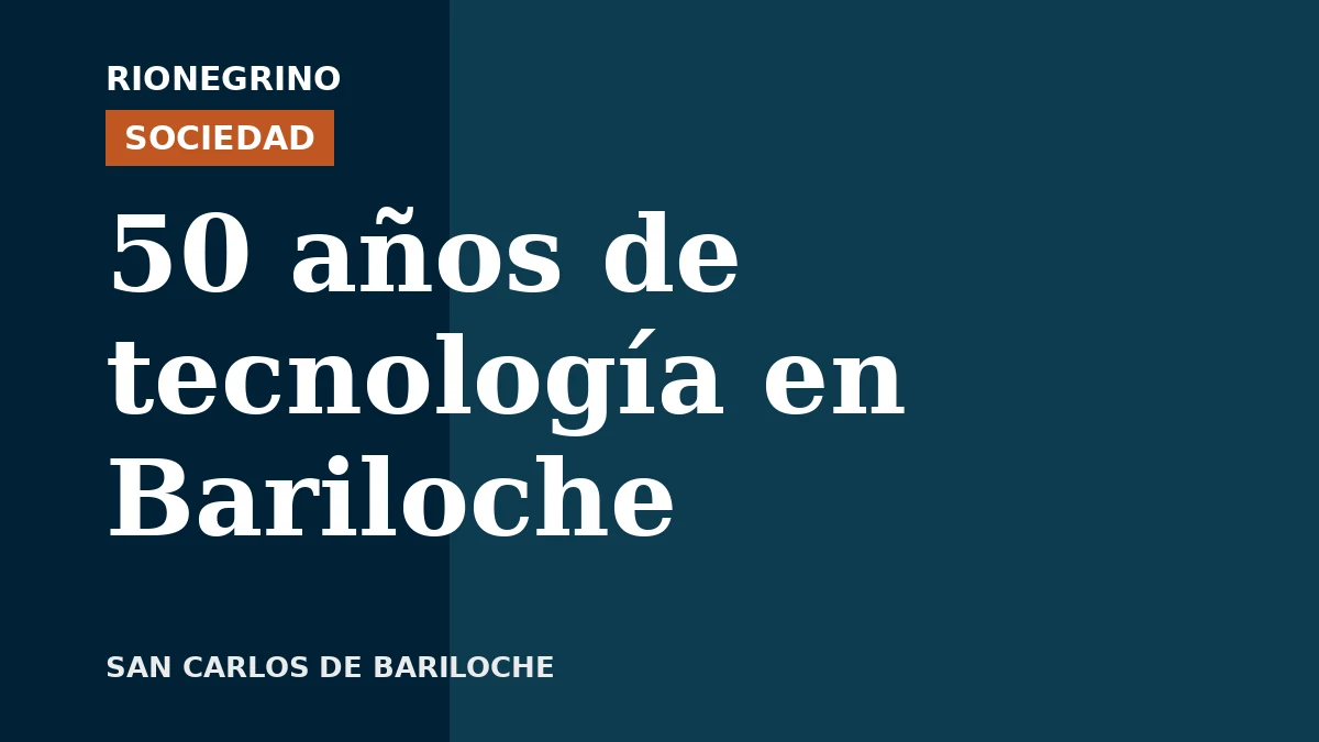 Placa de Rionegrino: 50 años de tecnología en Bariloche