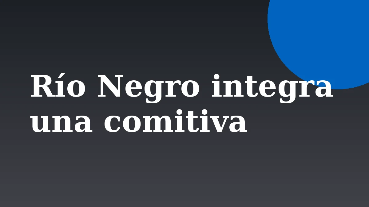 Placa de Rionegrino: Río Negro integra una comitiva técnica en España